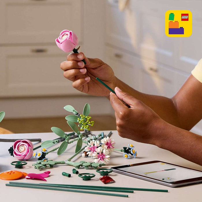 LEGO Bouquet Di Fiori Rosa - 10342