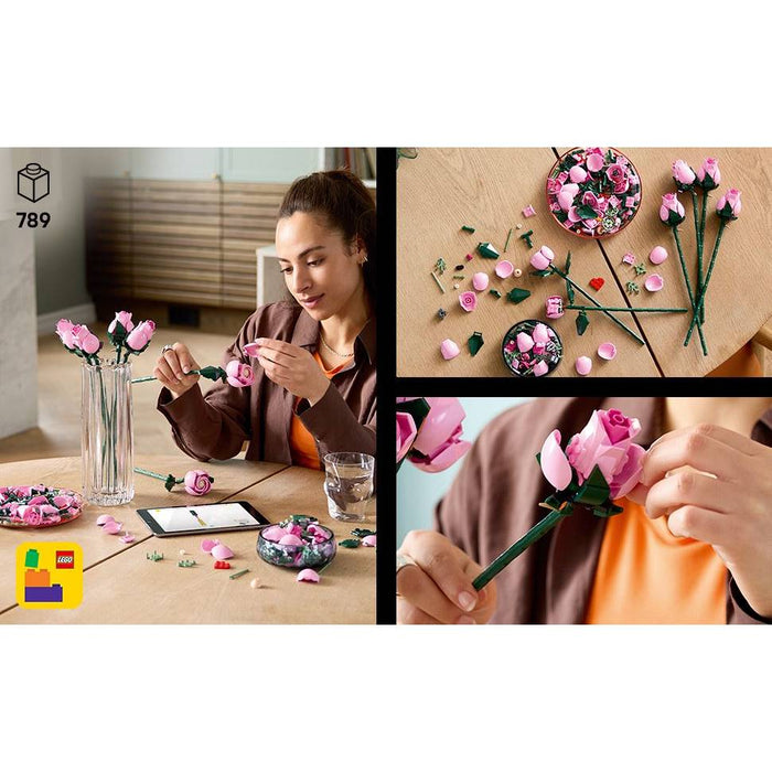 LEGO Bouquet Di Rose Rosa - 10374