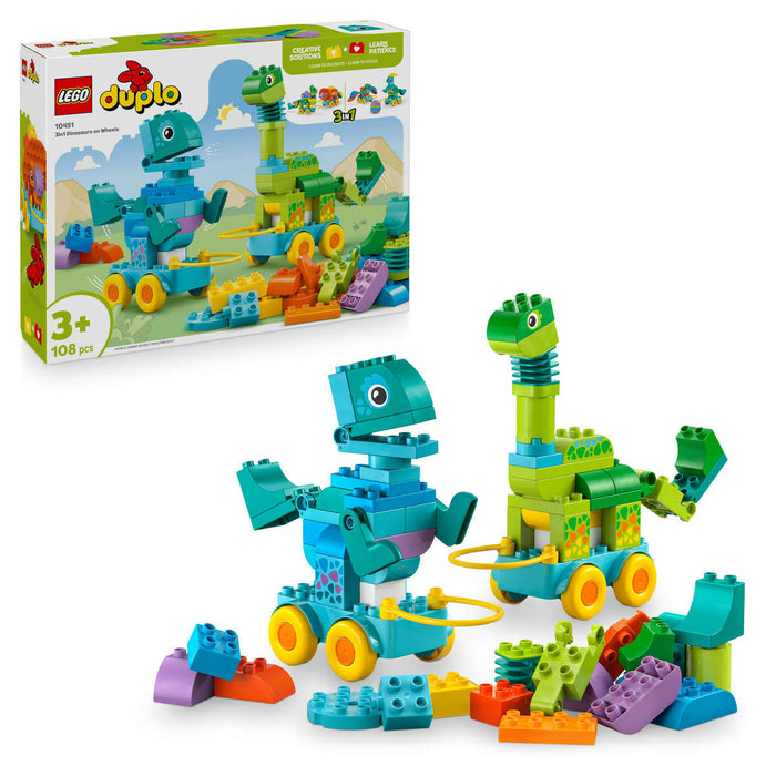 LEGO Dinosauri Su Ruote 3 In 1 - 10451