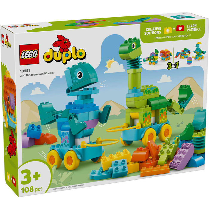 LEGO Dinosauri Su Ruote 3 In 1 - 10451