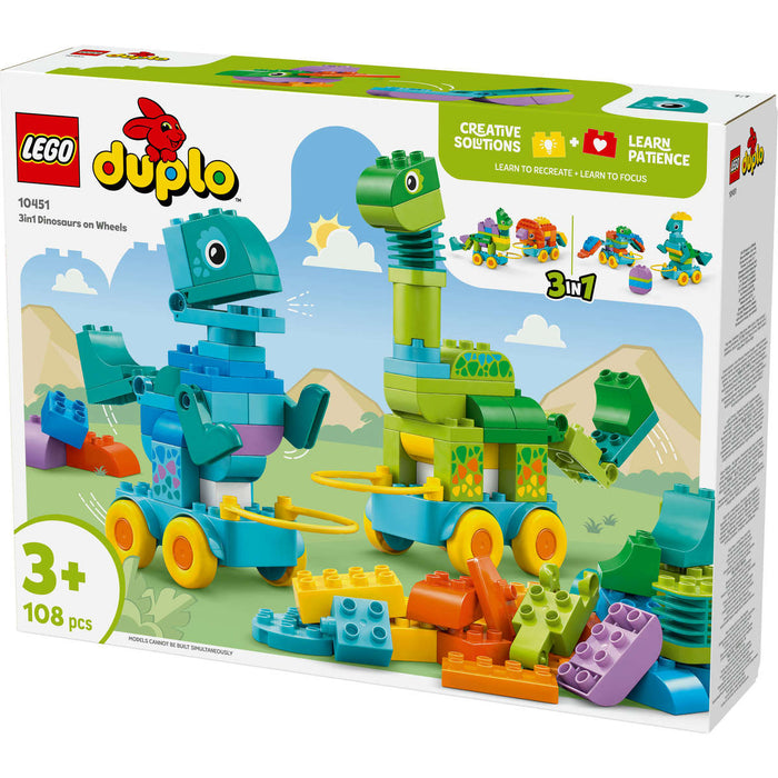 LEGO Dinosauri Su Ruote 3 In 1 - 10451