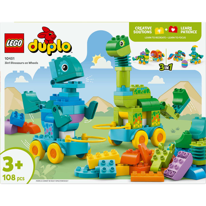 LEGO Dinosauri Su Ruote 3 In 1 - 10451