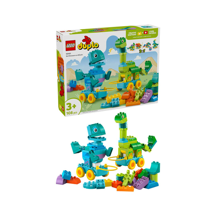 LEGO Dinosauri Su Ruote 3 In 1 - 10451