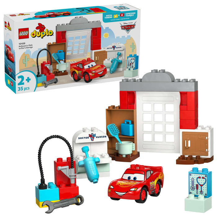 LEGO La Visita Di Mcqueen All' Officina Di Doc - 10456