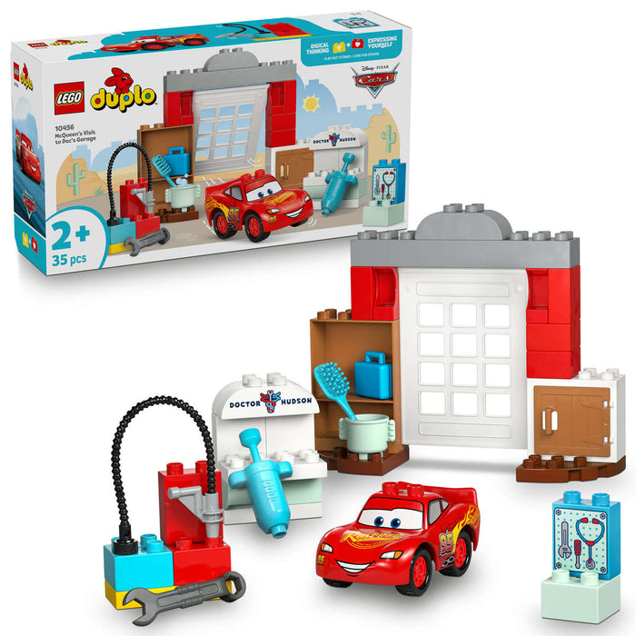 LEGO La Visita Di Mcqueen All' Officina Di Doc - 10456
