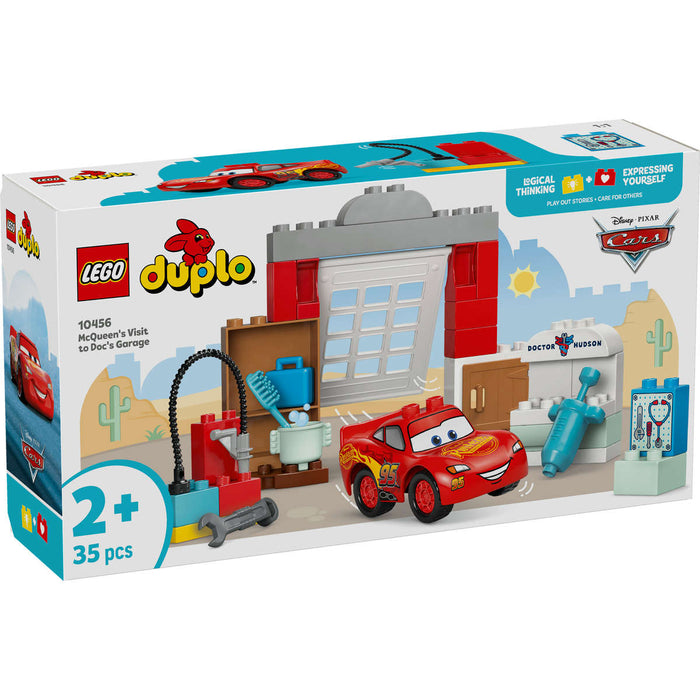 LEGO La Visita Di Mcqueen All' Officina Di Doc - 10456
