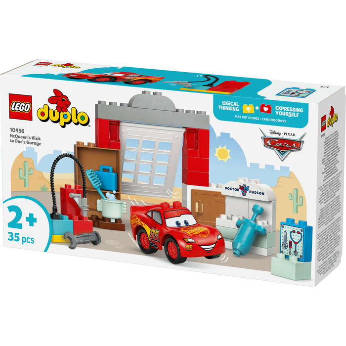 LEGO La Visita Di Mcqueen All' Officina Di Doc - 10456