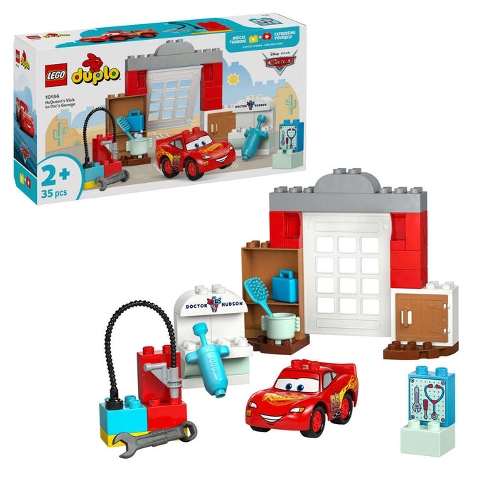 LEGO La Visita Di Mcqueen All' Officina Di Doc - 10456