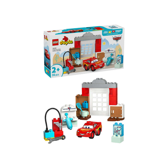LEGO La Visita Di Mcqueen All' Officina Di Doc - 10456