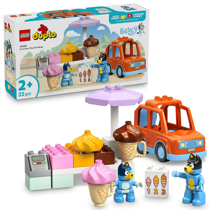 LEGO Visita Alla Gelateria Di Bluey - 10458