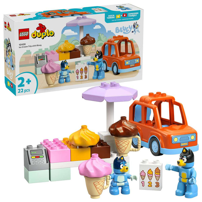 LEGO Visita Alla Gelateria Di Bluey - 10458