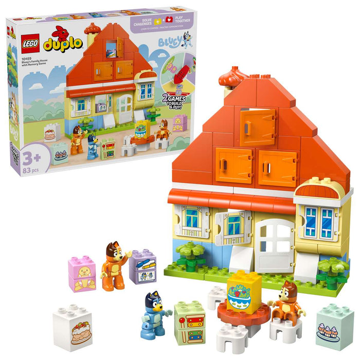 LEGO Casa Della Famiglia Di Bluey Con Gioco Di Memoria - 10459