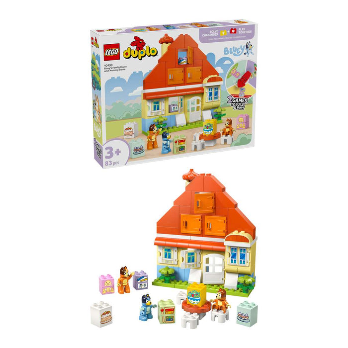 LEGO Casa Della Famiglia Di Bluey Con Gioco Di Memoria - 10459