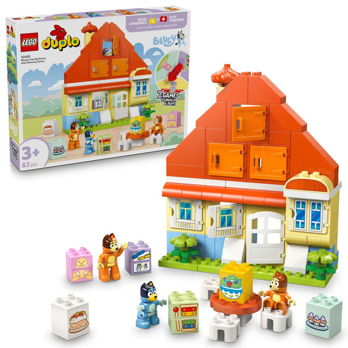 LEGO Casa Della Famiglia Di Bluey Con Gioco Di Memoria - 10459