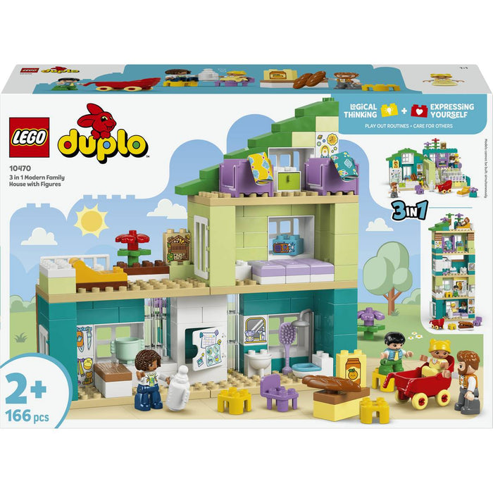 LEGO Casa Familiare Moderna 3 In 1 Con Personaggi - 10470