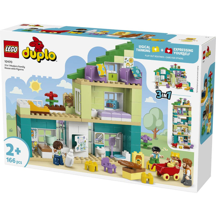 LEGO Casa Familiare Moderna 3 In 1 Con Personaggi - 10470
