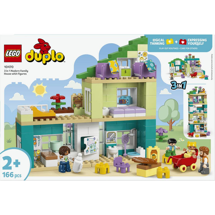 LEGO Casa Familiare Moderna 3 In 1 Con Personaggi - 10470
