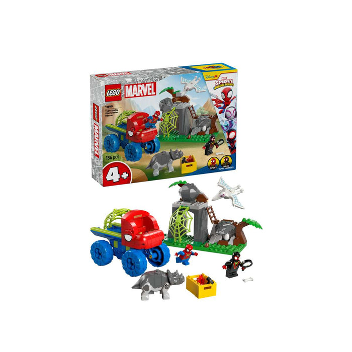 LEGO Team Spidey Salvataggio Su Dino-Ruspa - 11199