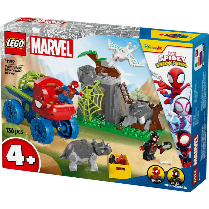 LEGO Team Spidey Salvataggio Su Dino-Ruspa - 11199
