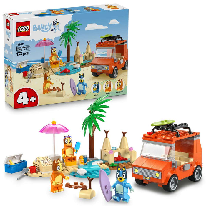 LEGO Vacanza Sulla Spiaggia Della Famiglia Di Bluey - 11202