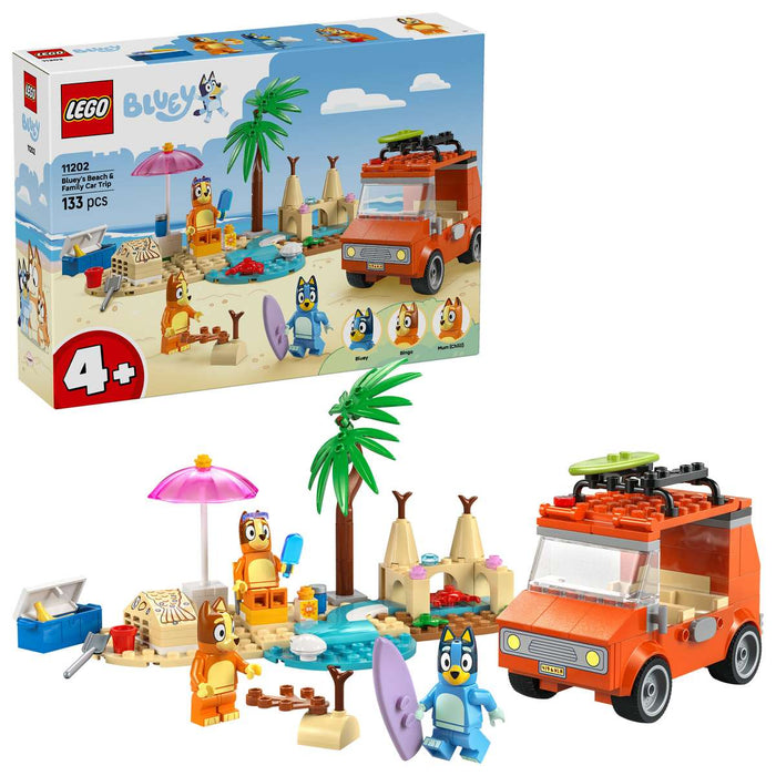 LEGO Vacanza Sulla Spiaggia Della Famiglia Di Bluey - 11202