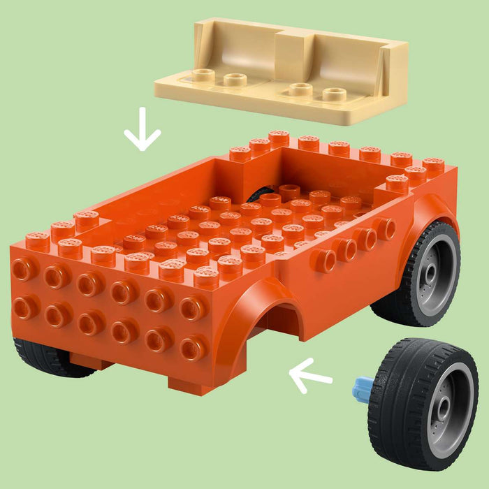 LEGO Vacanza Sulla Spiaggia Della Famiglia Di Bluey - 11202