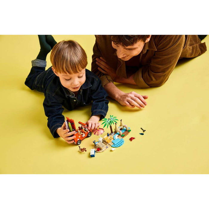 LEGO Vacanza Sulla Spiaggia Della Famiglia Di Bluey - 11202