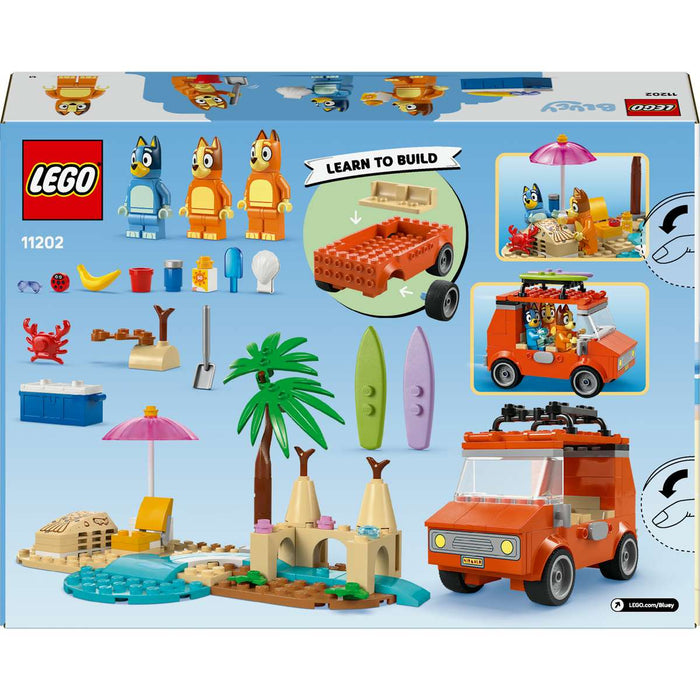 LEGO Vacanza Sulla Spiaggia Della Famiglia Di Bluey - 11202