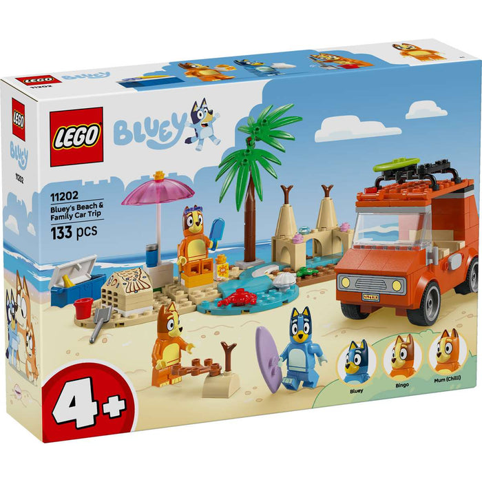 LEGO Vacanza Sulla Spiaggia Della Famiglia Di Bluey - 11202