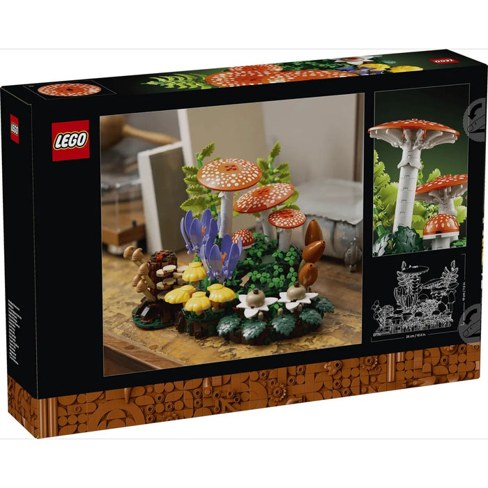 LEGO Funghi Del Bosco - 11505, Set Di Piante Artificiali Per Adulti, Decorazione Per Casa, Idea Regalo Fai Da Te
