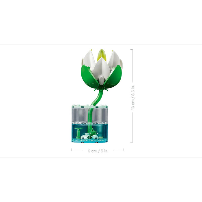 LEGO Ninfee - 11511, Piante Artificiali Con Fiori Finti In 2 Vasi, Decorazione Camera Da Letto, Regalo Bambini 9+