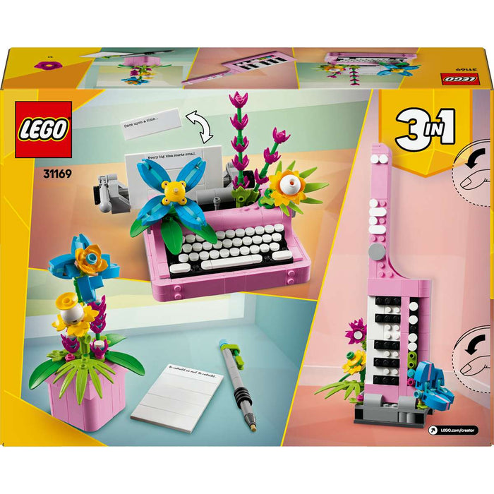 LEGO Macchina Da Scrivere Con Fiori - 31169