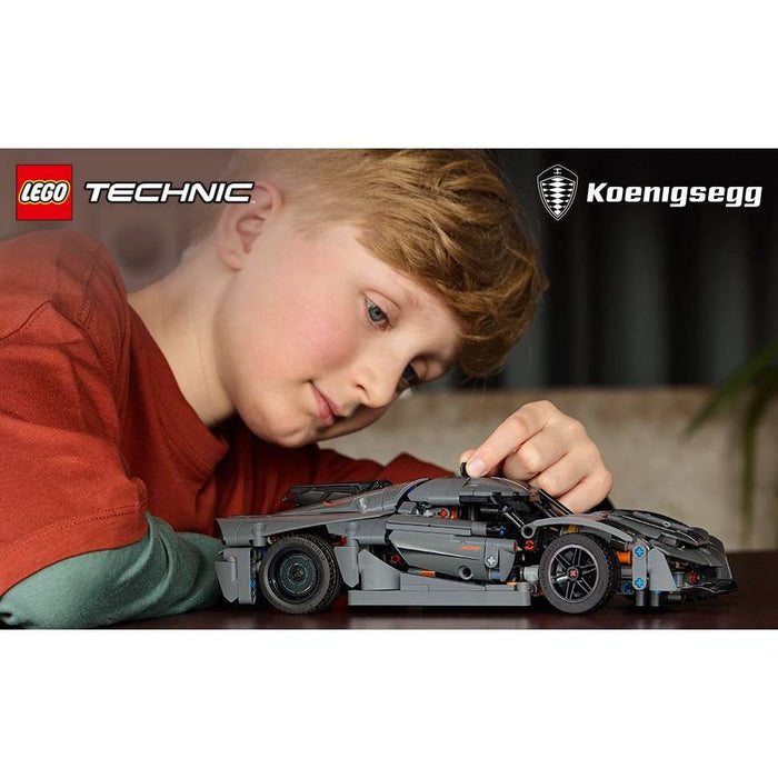 LEGO Hypercar Koenigsegg Jesko Absolut Grigia - 42173