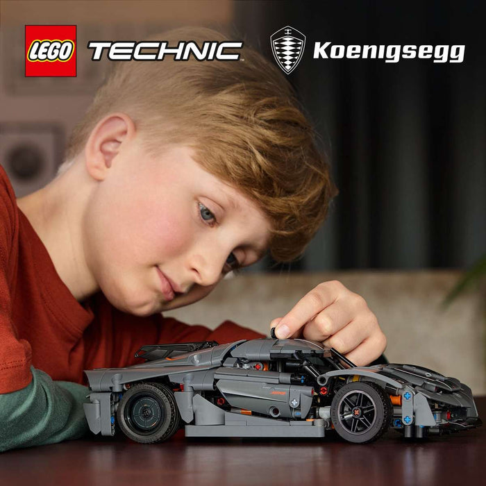 LEGO Hypercar Koenigsegg Jesko Absolut Grigia - 42173