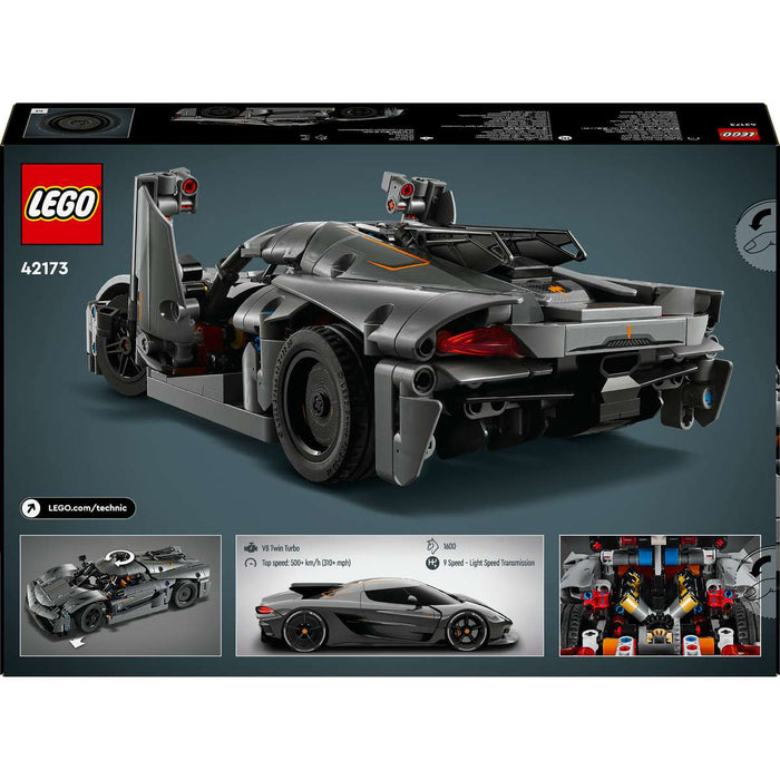 LEGO Hypercar Koenigsegg Jesko Absolut Grigia - 42173