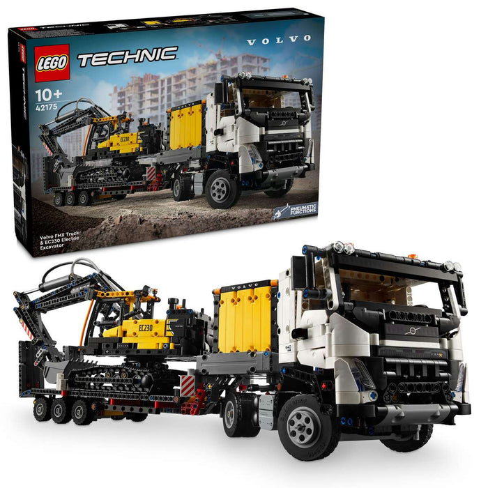 LEGO Autocarro Volvo Fmx Ed Escavatore Elettrico Ec230 - 42175