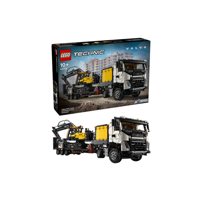 LEGO Autocarro Volvo Fmx Ed Escavatore Elettrico Ec230 - 42175