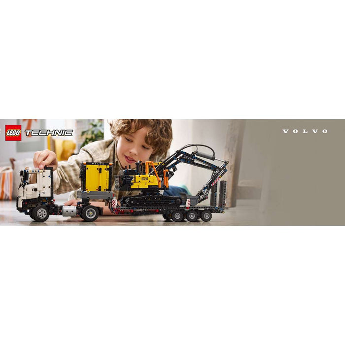LEGO Autocarro Volvo Fmx Ed Escavatore Elettrico Ec230 - 42175