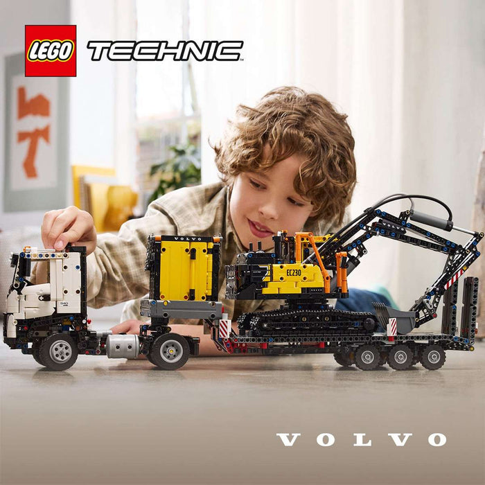 LEGO Autocarro Volvo Fmx Ed Escavatore Elettrico Ec230 - 42175
