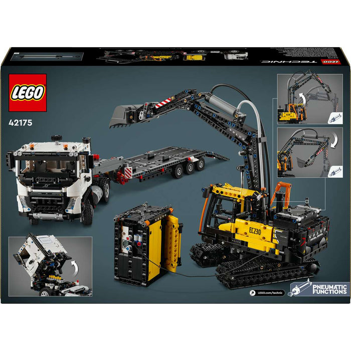 LEGO Autocarro Volvo Fmx Ed Escavatore Elettrico Ec230 - 42175