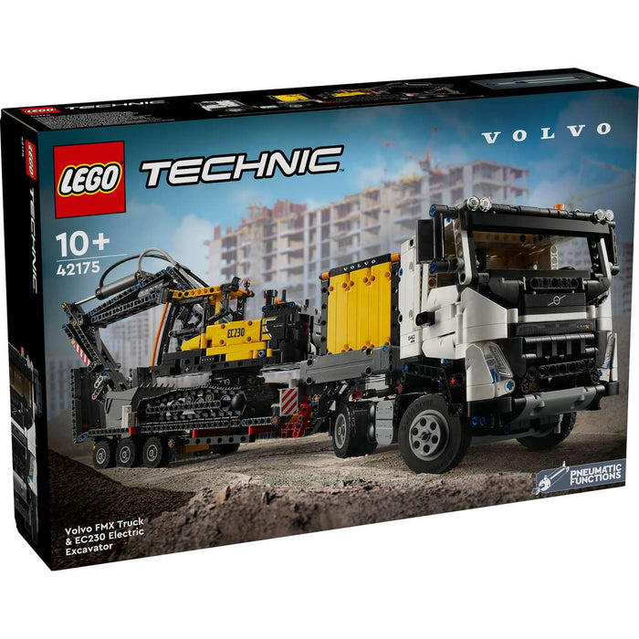 LEGO Autocarro Volvo Fmx Ed Escavatore Elettrico Ec230 - 42175