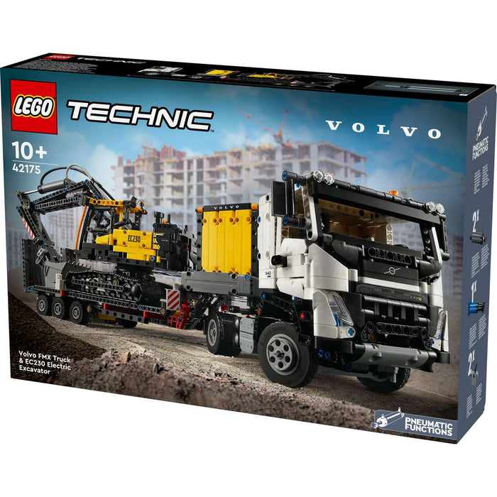 LEGO Autocarro Volvo Fmx Ed Escavatore Elettrico Ec230 - 42175