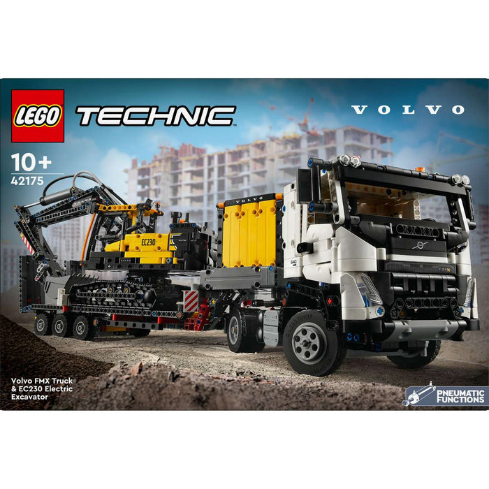 LEGO Autocarro Volvo Fmx Ed Escavatore Elettrico Ec230 - 42175