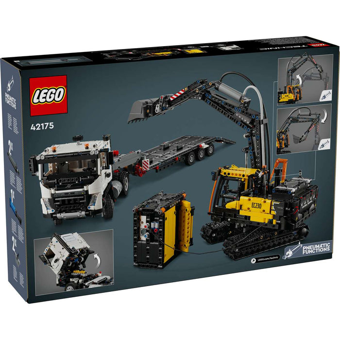 LEGO Autocarro Volvo Fmx Ed Escavatore Elettrico Ec230 - 42175