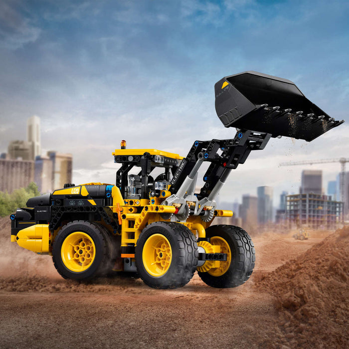 LEGO Pala Gommata Volvo L120 Electric 42209 — Mornati Paglia