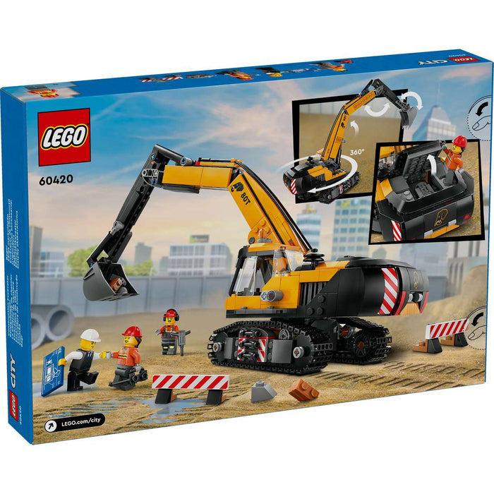LEGO Escavatore Da Cantiere Giallo - 60420