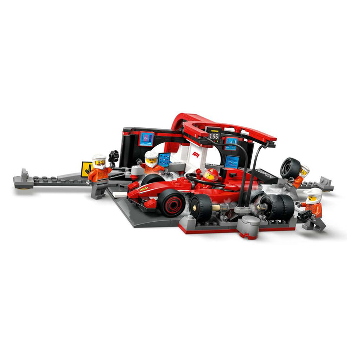 LEGO Pitstop E Meccanici Con Monoposto Ferrari F1® - 60443