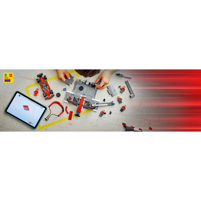 LEGO Pitstop E Meccanici Con Monoposto Ferrari F1® - 60443