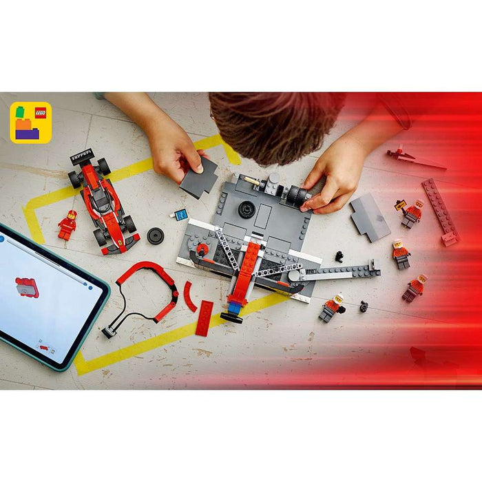 LEGO Pitstop E Meccanici Con Monoposto Ferrari F1® - 60443