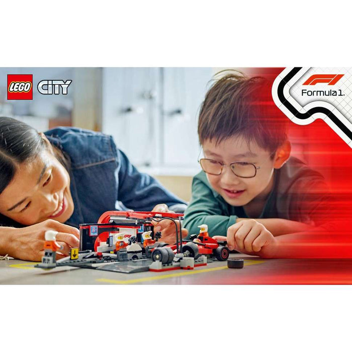 LEGO Pitstop E Meccanici Con Monoposto Ferrari F1® - 60443